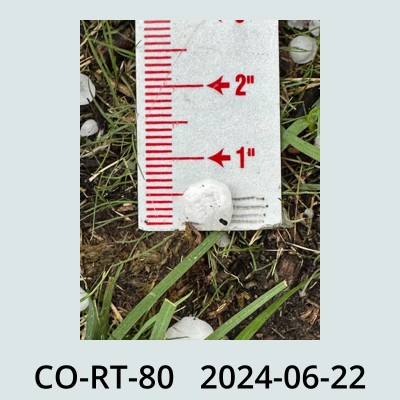 Hail Obs Photo
