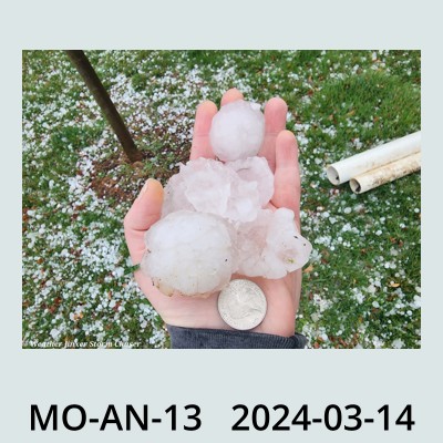 Hail Obs Photo