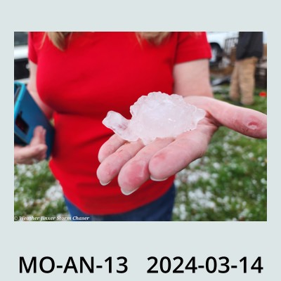 Hail Obs Photo