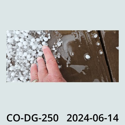 Hail Obs Photo