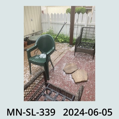 Hail Obs Photo