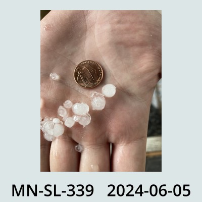 Hail Obs Photo