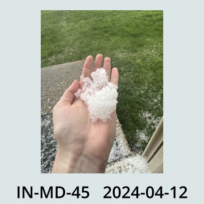 Hail Obs Photo
