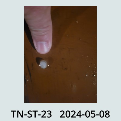 Hail Obs Photo
