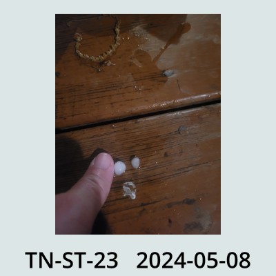Hail Obs Photo