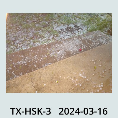 Hail Obs Photo