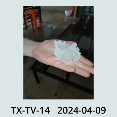Hail Obs Photo