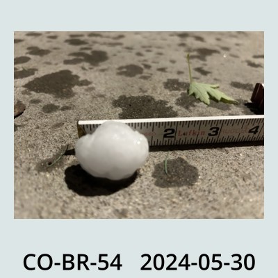 Hail Obs Photo