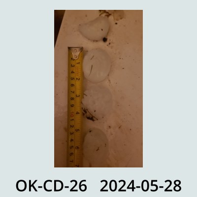 Hail Obs Photo