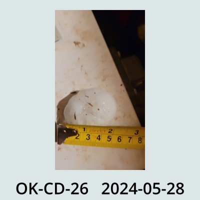 Hail Obs Photo
