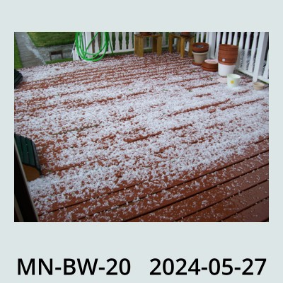 Hail Obs Photo