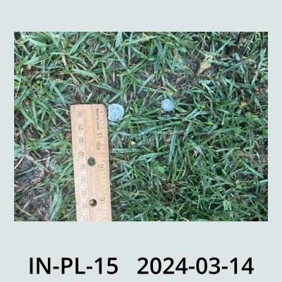 Hail Obs Photo