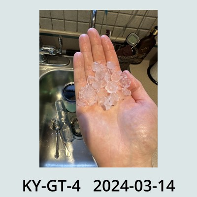 Hail Obs Photo