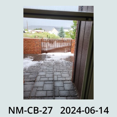 Hail Obs Photo