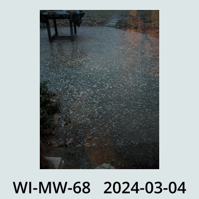 Hail Obs Photo