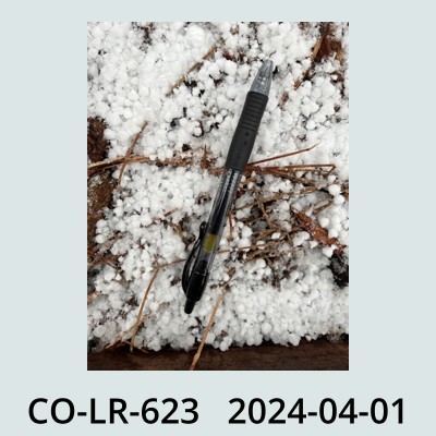 Hail Obs Photo