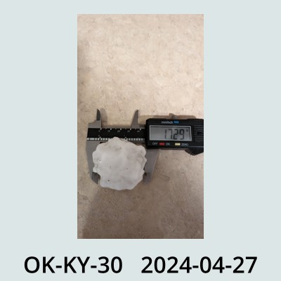 Hail Obs Photo