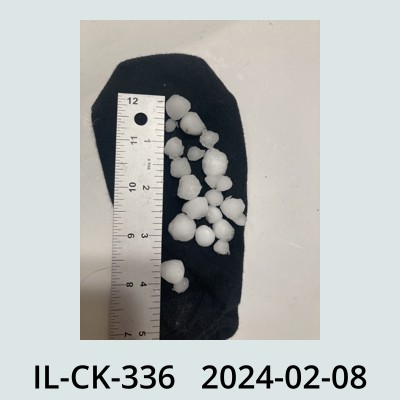 Hail Obs Photo