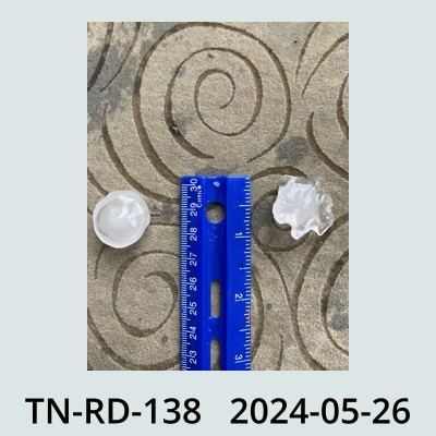Hail Obs Photo
