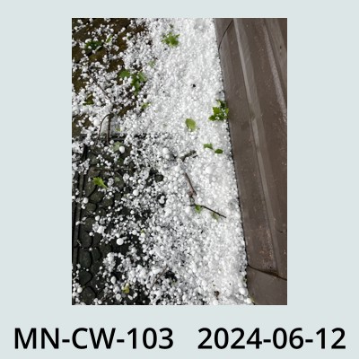 Hail Obs Photo