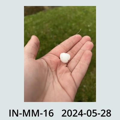 Hail Obs Photo