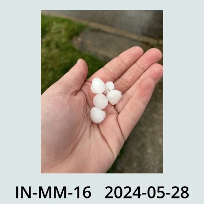 Hail Obs Photo