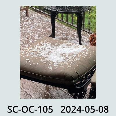 Hail Obs Photo