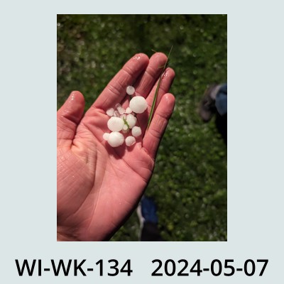 Hail Obs Photo