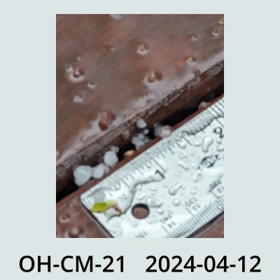 Hail Obs Photo