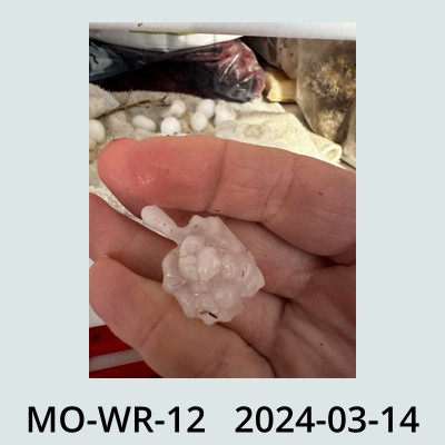 Hail Obs Photo