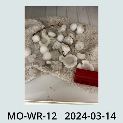 Hail Obs Photo