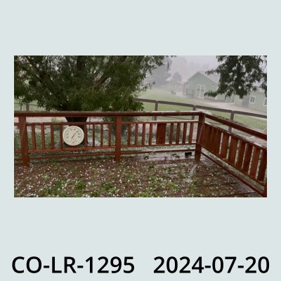 Hail Obs Photo