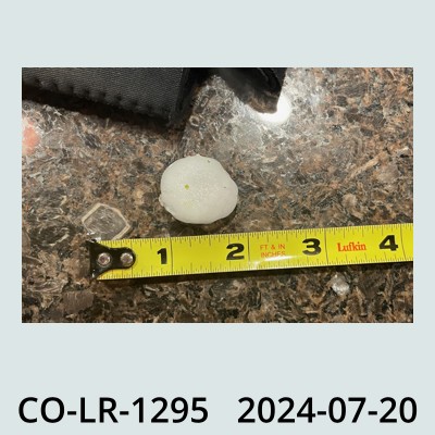 Hail Obs Photo