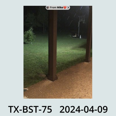 Hail Obs Photo