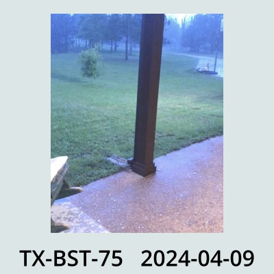 Hail Obs Photo