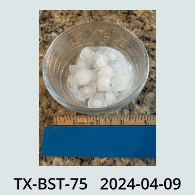 Hail Obs Photo