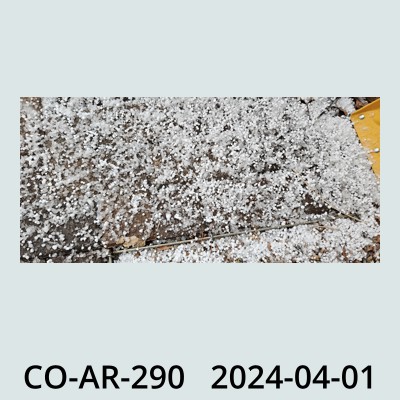 Hail Obs Photo
