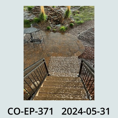 Hail Obs Photo