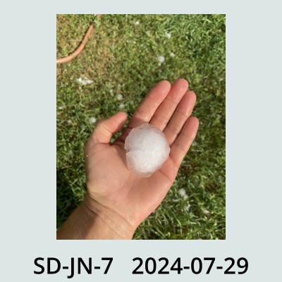 Hail Obs Photo