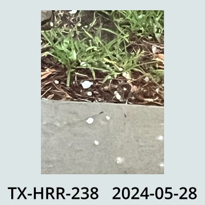 Hail Obs Photo