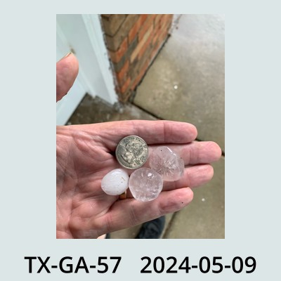 Hail Obs Photo