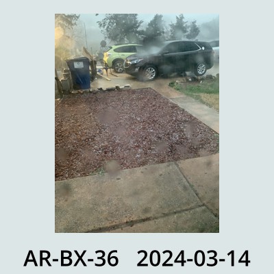 Hail Obs Photo