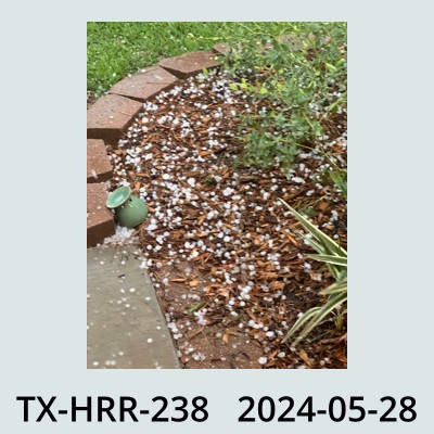 Hail Obs Photo