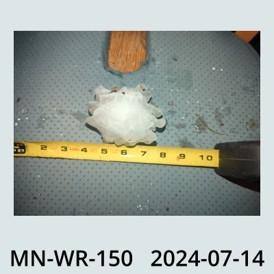 Hail Obs Photo