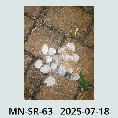 Hail Obs Photo