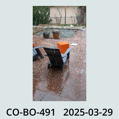 Hail Obs Photo