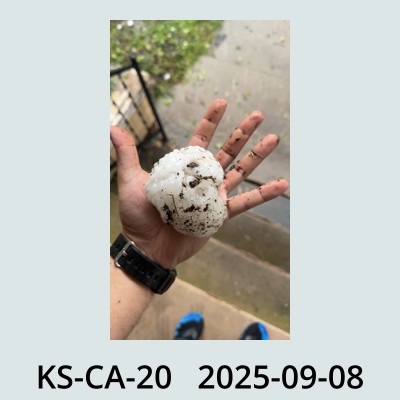 Hail Obs Photo