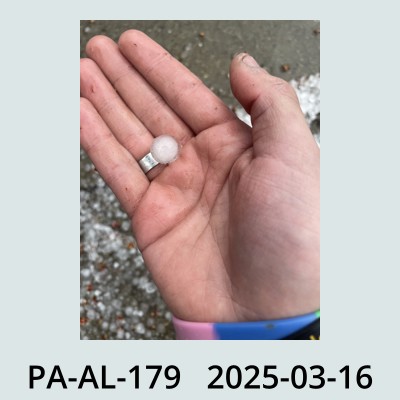 Hail Obs Photo