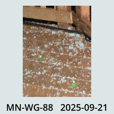 Hail Obs Photo