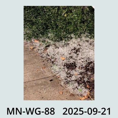 Hail Obs Photo